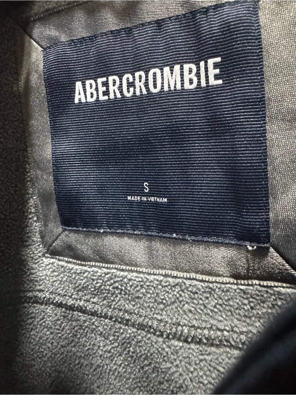 Abercrombie & Fitch A&F Gray Fleece Full Zip Jacket Women’s S
